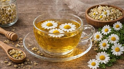 Настой ромашки избавит от простуды, бессонницы и воспаления