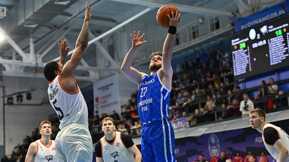 Баскетбольный клуб «ЧБК» проиграл приморскому «Динамо» и выбыл из Кубка России