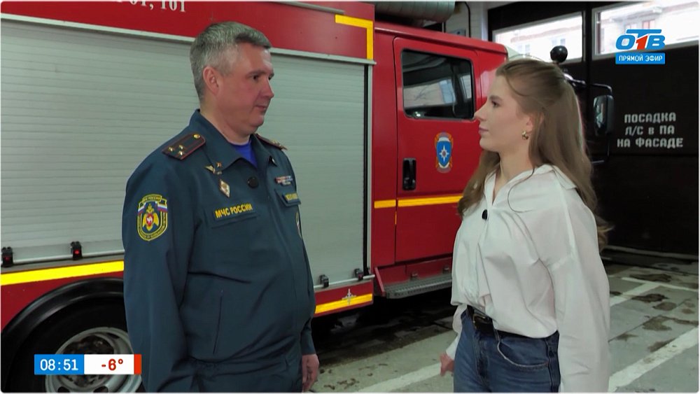 День рождения отряда Челябинских огнеборцев в прямом включении