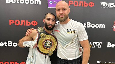 Боксер Эдмонд Худоян завоевал свой первый чемпионский титул в профи