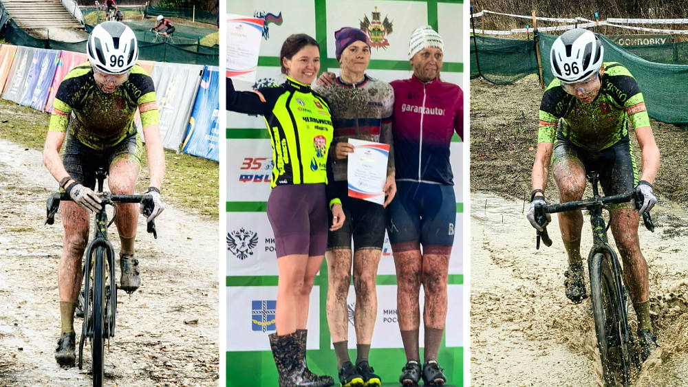 Копейская велогонщица открыла новый сезон подиумом на всероссийских стартах