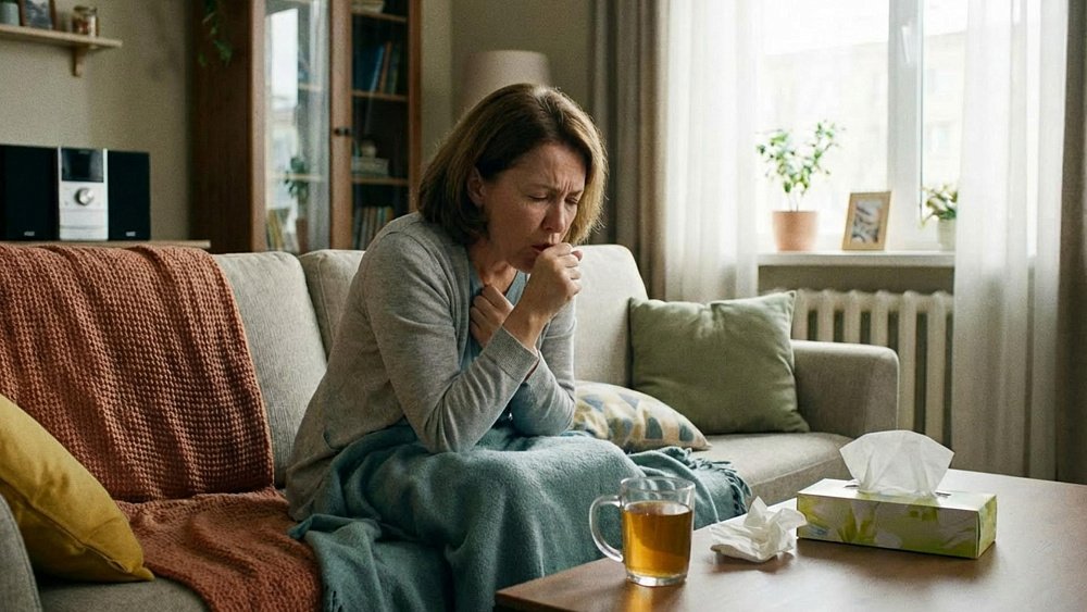 Причина кашля может быть в заболевании желудка