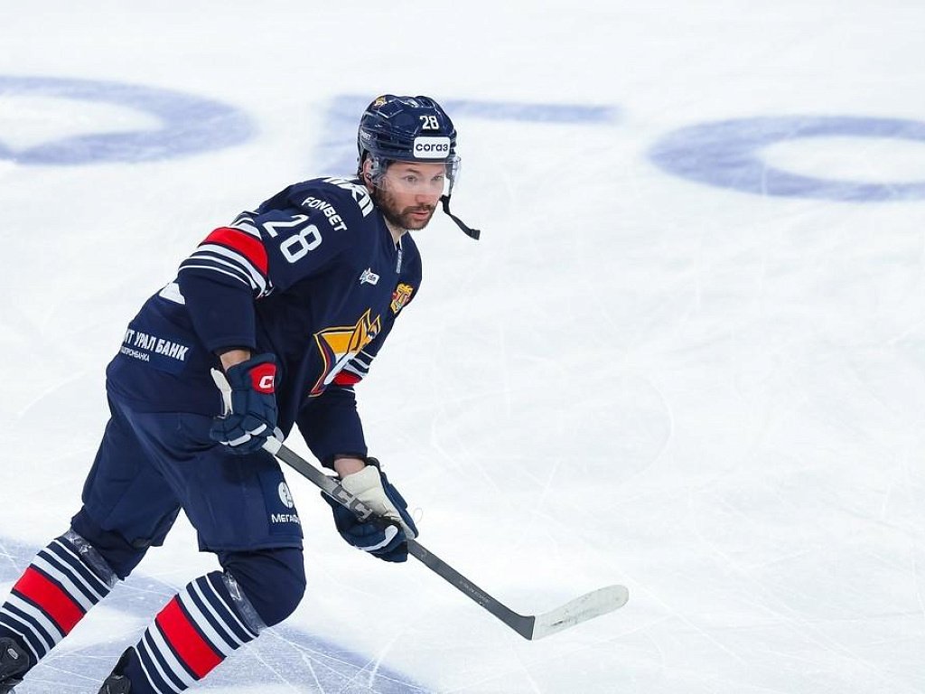 Хоккеист «Металлурга» Сергей Толчинский признан лучшим форвардом КХЛ в январе