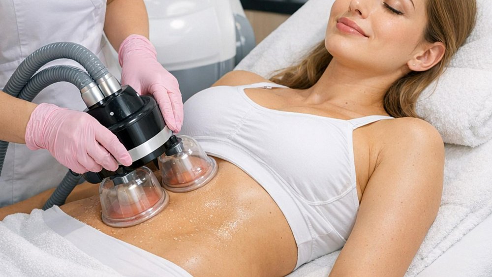 Вакуумный массаж помогает устранить лишние объемы и отечность