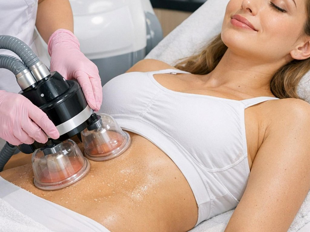 Вакуумный массаж помогает устранить лишние объемы и отечность