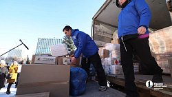 Гуманитарный конвой отправился в Донбасс из Челябинска