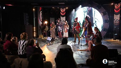 В центре Челябинска в третий раз зажглось «Зимнее солнце Аркаима»