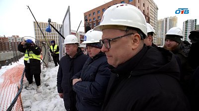 Алексей Текслер проинспектировал ход строительства межуниверситетского кампуса