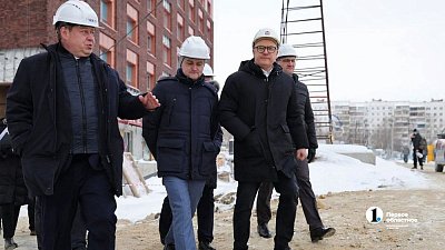 Алексей Текслер проинспектировал строительство кампуса в Челябинске