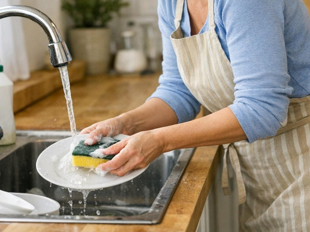 Как мытье посуды может спровоцировать грыжу
