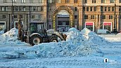 В Челябинске приступили к сносу главного ледового городка