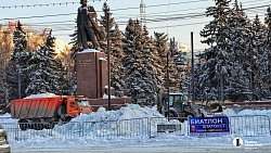 В Челябинске приступили к сносу главного ледового городка
