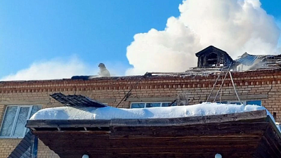 В Верхнем Уфалее сгорел склад трикотажной фабрики