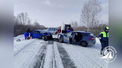 Пассажир Lada погибла в лобовом ДТП с Honda под Челябинском