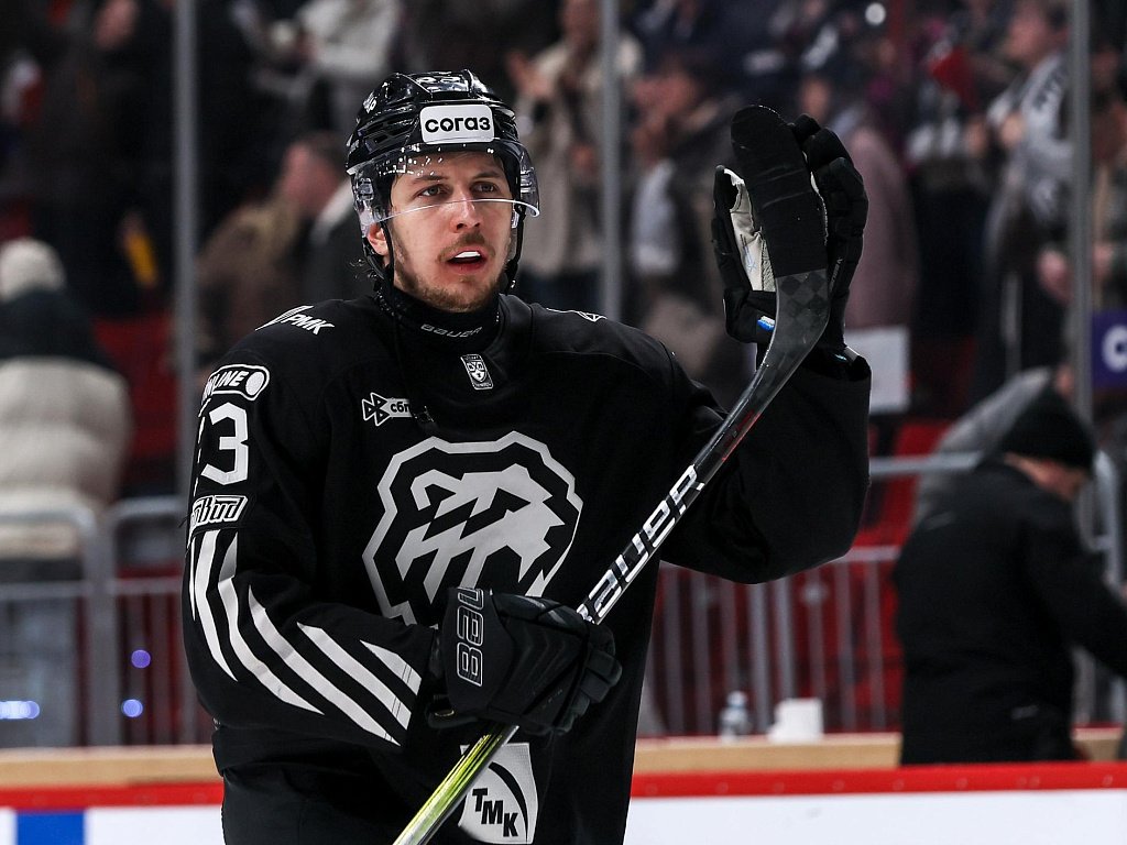 Форвард «Трактора» Алексей Рыкманов забросил свою первую шайбу в КХЛ (видео)