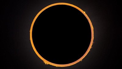 Космический зонд сфотографировал огненное кольцо над Антарктидой