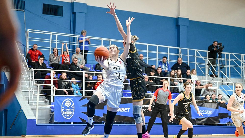 Команда «Славянка-ЧКПЗ» устранила прямого конкурента в баскетбольной Высшей лиге