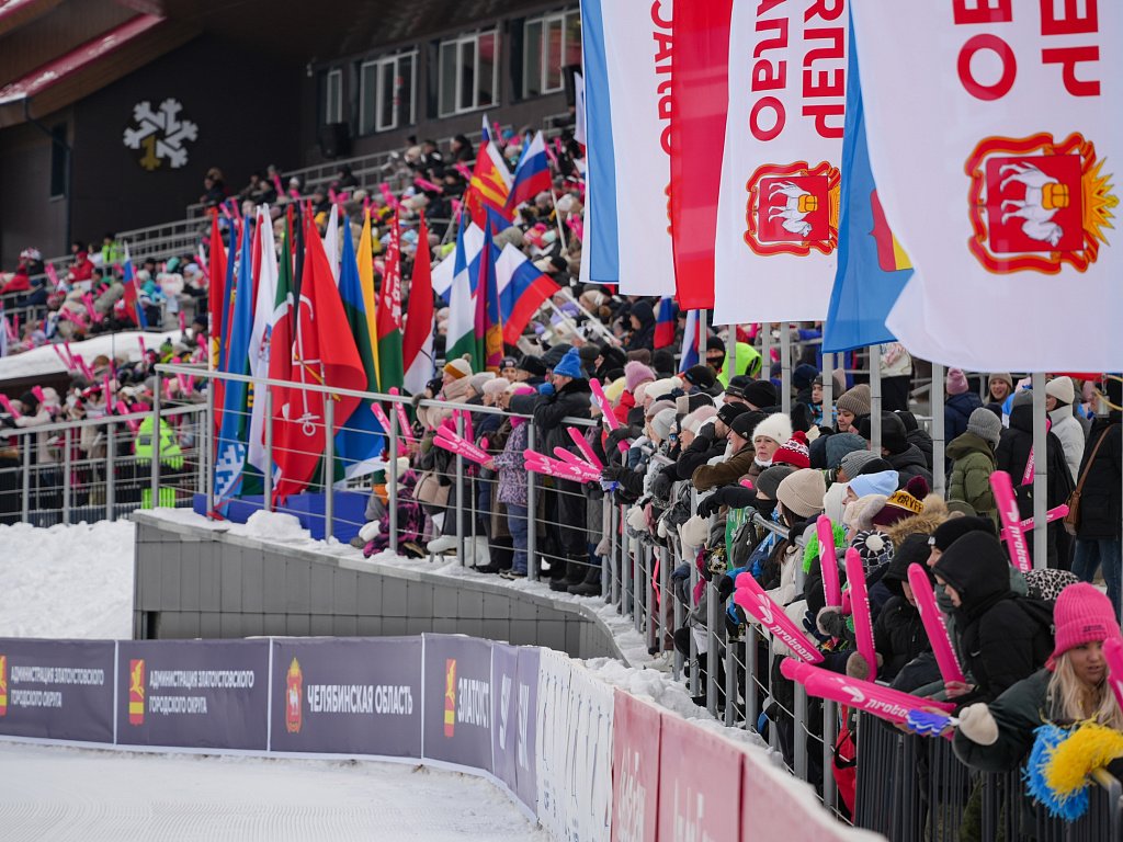 Более 4600 зрителей посетили первую гонку Кубка России по биатлону в Златоусте