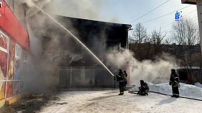 В Миассе произошел пожар в развлекательном центре «Малахит»