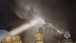 В Троицком округе на пожаре погибли два человека