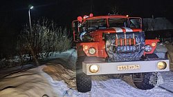 В Троицком округе на пожаре погибли два человека