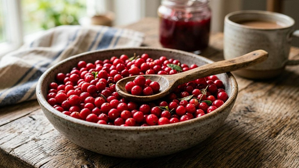 Брусника выполняет роль природного щита для организма