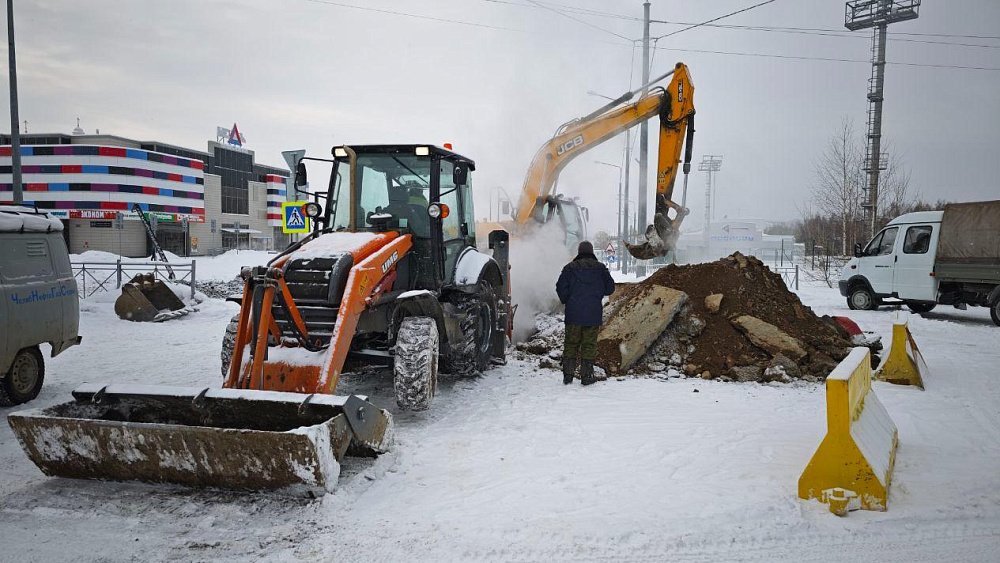 В Карабаше завершили ремонт теплотрассы и начали пускать отопление в дома