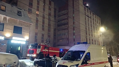 В Челябинске спасли 42 человека на ночном пожаре на улице Гагарина