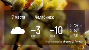 28 февраля в Челябинской области — облачно с прояснениями и небольшой снег