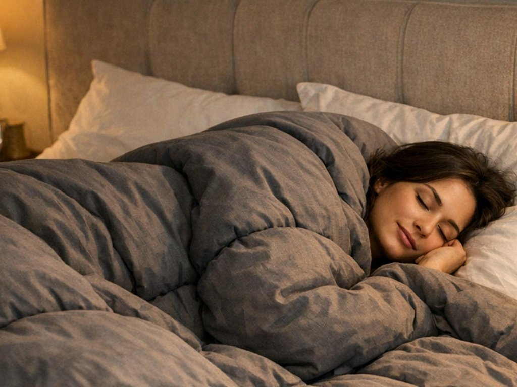 Ускорить засыпание поможет тяжелое одеяло