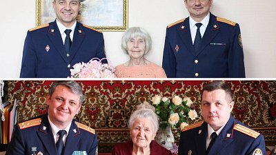 В Челябинске ветеранов Великой Победы поздравили с наступающим 8 Марта