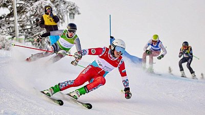 Фристайлист Игорь Омелин выиграл четвертый этап Кубка России по ски‑кроссу