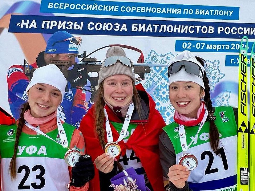 Челябинская биатлонистка сенсационно выиграла состязания в Уфе