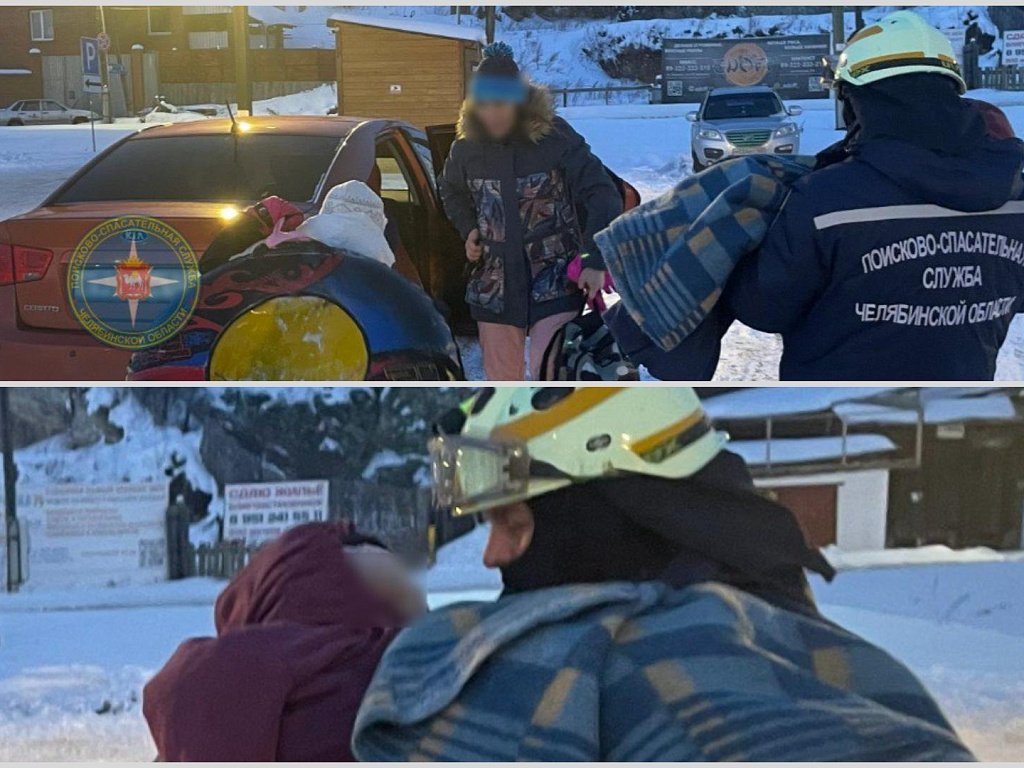 На Тургояке спасли замерзшую семью с тремя детьми