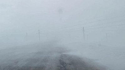 Водителей предупредили о пробках на юге Челябинской области из‑за сильной метели