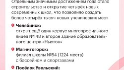 Нацпроекты помогают модернизировать систему образования в Челябинской области