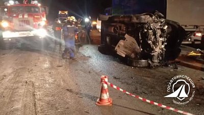 В лобовом ДТП под Миассом погибли четыре человека