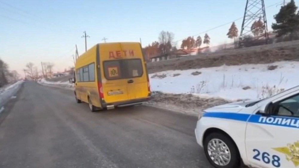 В Катав-Ивановске школьным автобусом управлял пьяный водитель