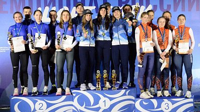 Челябинские спортсмены завоевали серебро чемпионата России по шорт‑треку