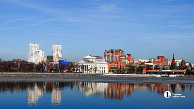 В Челябинске огородили набережную Миасса в месте подтопления