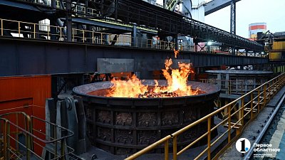 На ММК разбирают старые коксовые батареи