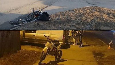 Два малолетних бесправника разбились на скутерах в Челябинске