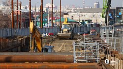 На двух площадках челябинского метротрама завершаются подготовительные этапы