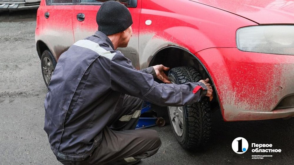 Челябинские автомобилисты впервые за много лет меняют резину в марте