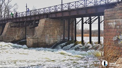 Сброс воды на Шершнях в Челябинске увеличили до 80 кубометров в секунду