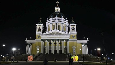 Пасхальная служба в кафедральном соборе Рождества Христова