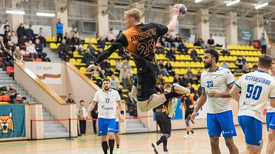 Челябинец Павел Аркатов признан лучшим игроком марта в гандбольной Суперлиге