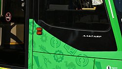 На линию в Челябинске вышел трехсекционный трамвай «Альтаир»