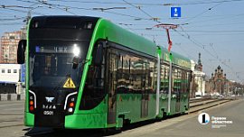 В Челябинске запустили 5 новых трехсекционных трамваев