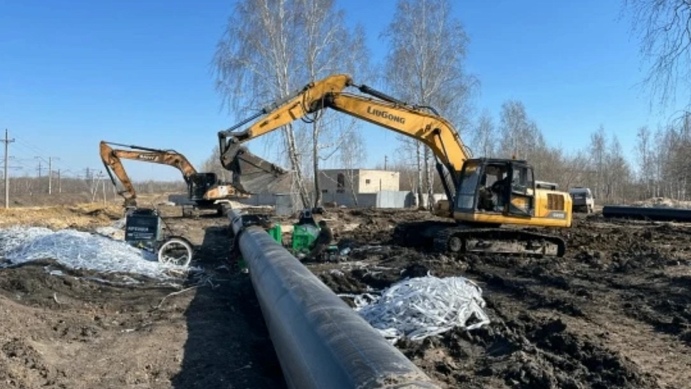 В Копейске проложили уже почти 20 километров нового магистрального водовода